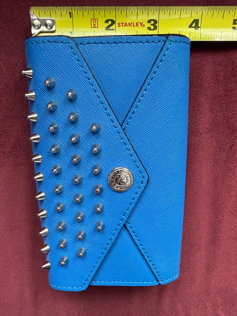 Rebecca Minkoff Blue Studded Women's Small Clutch